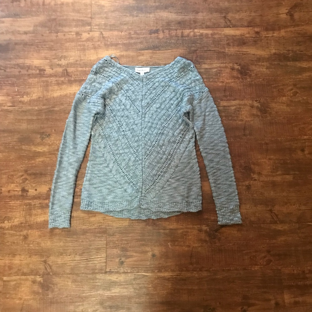Blue Knit Sweater